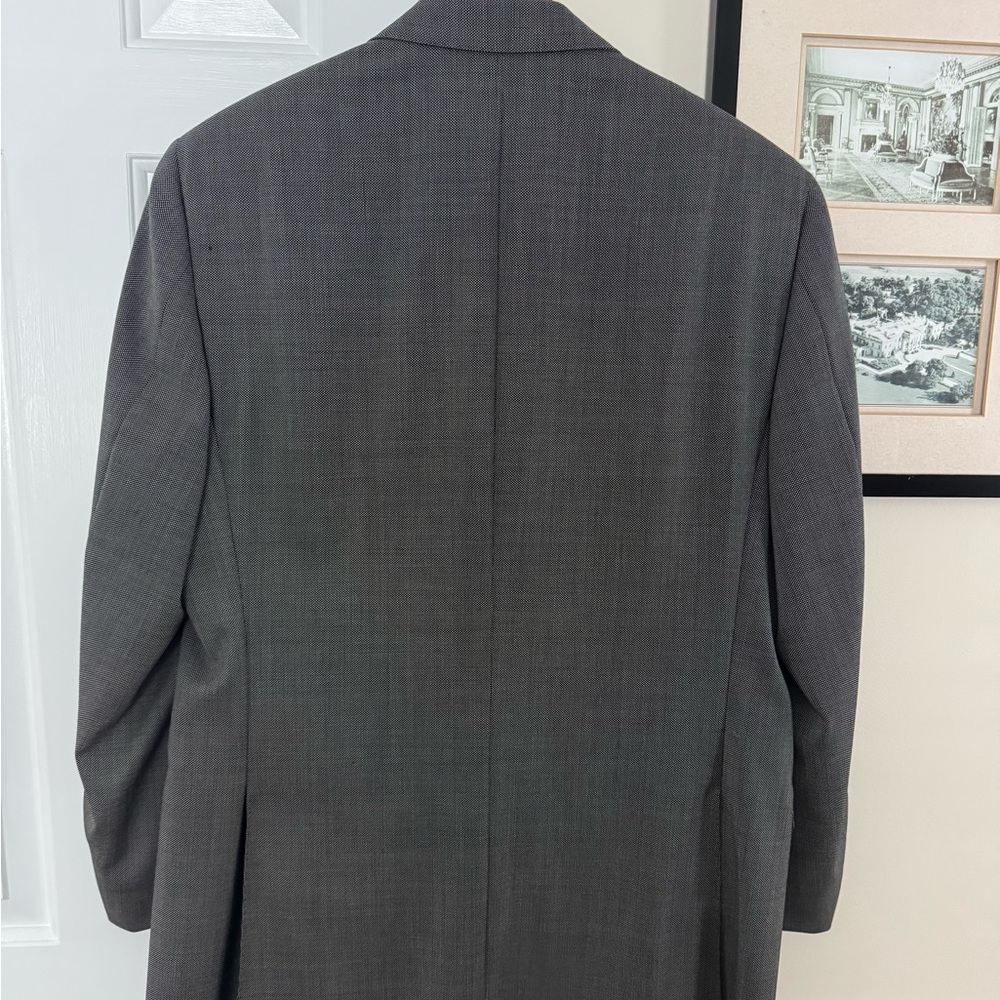 Canali Men's Charcoal Gray Two-Button Suit Jacket - Picture 3 of 6